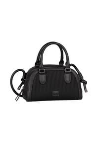 TOM TAILOR MADELYN - Shopper, Emblem, für Damen - MIXED BLACK