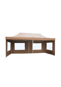 VCM. - PROFI | Pavillon | Maße ca. 3x6 m | wasserabweisende 270 g/m² PE Plane | Partyzelt mit Seitenteilen | Gartenzelt - 