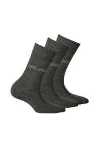 TOM TAILOR - 3er Pack Damen Socken - Basic, einfarbig - Grau