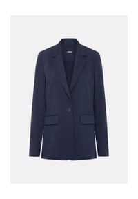 olsen - Blazer mit 1-Knopf-Verschluss - Black