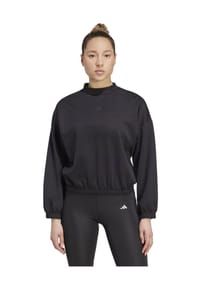 adidas - Yoga Sweatshirt, Stehkragen, für Damen - BLACK