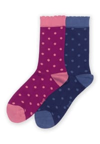 KITE - Damen Tonal Spot Socken Bio-Baumwolle - Bunt