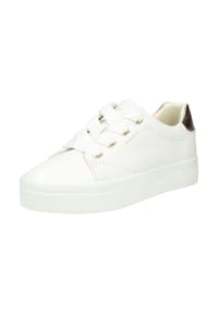 GANT - Leder Sneaker - Weiß/Gold