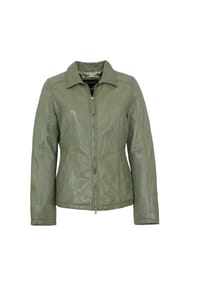 JILANI - Damen Lederjacke Lammnappa mint - mint