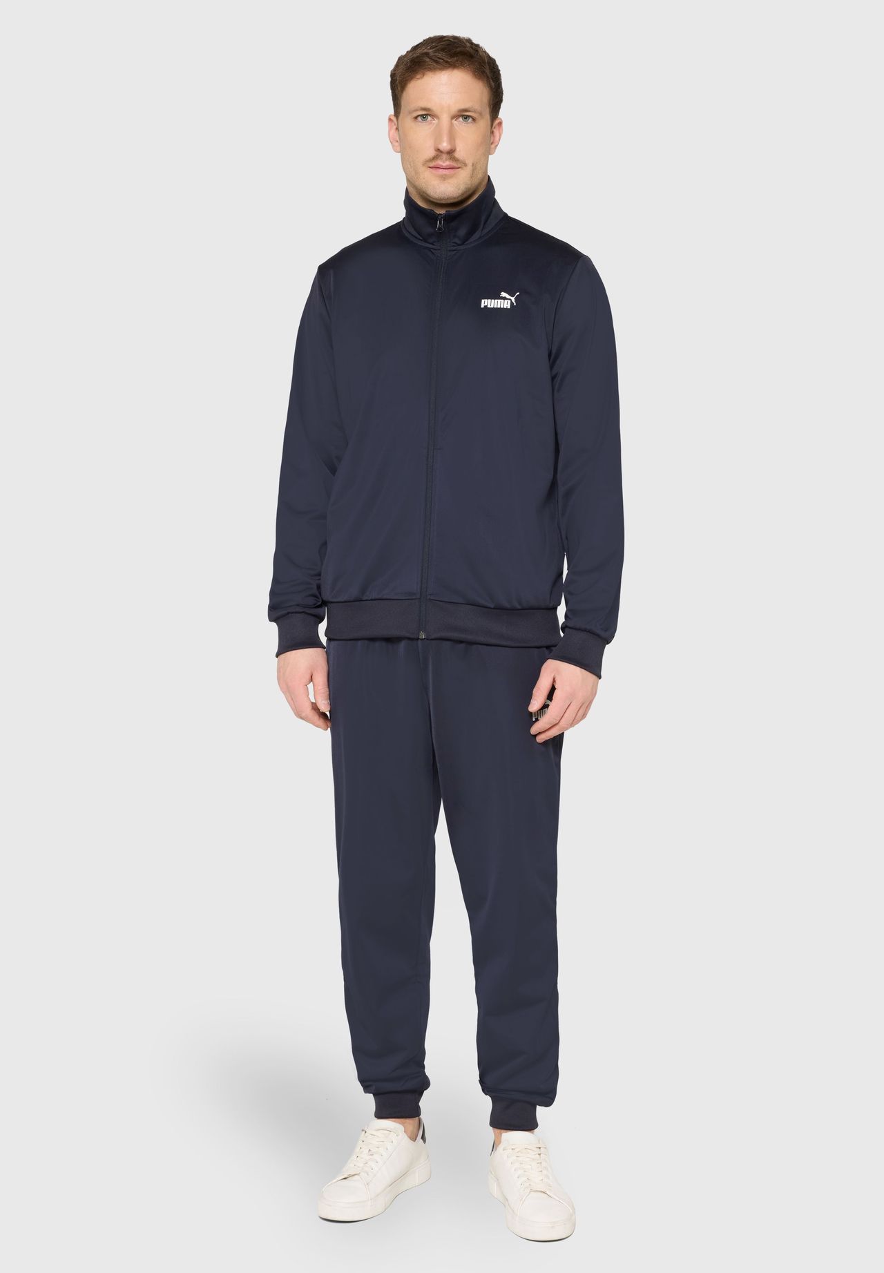 Puma® Trainingsanzug, Stehkragen, FüR Herren, Blau, S
