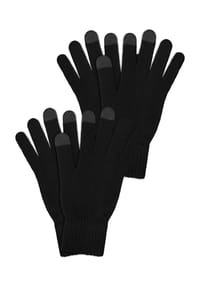 normani® - 2er-Pack Touchscreen Handschuhe - Schwarz