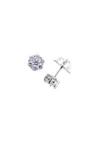 GIORGIO MARTELLO MILANO - Ohrstecker Blüte in verschiedenen Größen, Silber 925 - silber