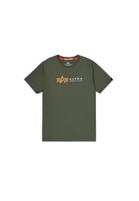ALPHA INDUSTRIES® - T-Shirt Kurzarmshirt - grün