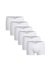 GÖTZBURG - Herren Pants 6er Pack - Single Jersey, Unterwäsche Set, Cotton Stretch - Blau/Grau