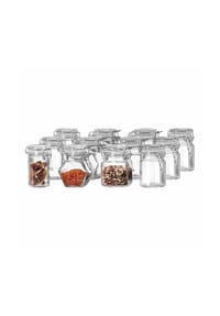 Ritzenhoff & Breker Vorratsgläser Spicy 12er Set transparent - SPICY - transparent