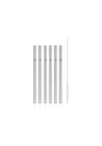 WMF Trinkhalm-Set, 7-teilig - BAR - SILBER