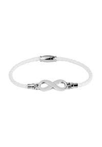 Adelia's - Adelia's Damen Armband aus Edelstahl - grau rosegold