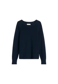 Marc O'Polo - Damen Strickpullover - Knit Pullover Longsleeve, Rundhals, Grobstrick, Loose Fit, Baumwolle - Beige