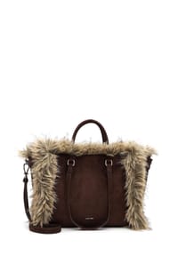 SURI FREY SFY Chessy Suede - Damen Shopper SFY Chessy Suede - 199 BLACK-FINISH
