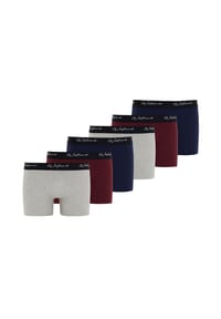 WESTMARK LONDON - Retro Short / Pant 6er Pack Lucas - Black / White / Grey Melange