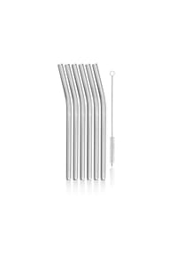 WMF Trinkhalm-Set, 7-teilig - BAR - TRANSPARENT