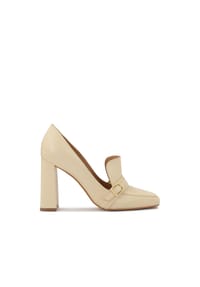 Kazar - Schlüpfende Herrenpumps mit hohem Schaft - Beige