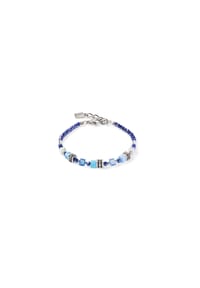 CŒUR DE LION - Armband Mini Cubes - Blau