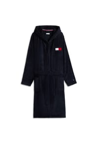TOMMY HILFIGER - Bademantel Heritage Sleep, Baumwolle, für Herren - DW5 NAVY BLUE