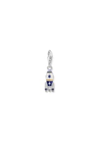 Thomas Sabo Glam & Soul - Charm-Anhänger Rakete mit bunter Kaltemaille  geschwärzt - silberfarben, bunt