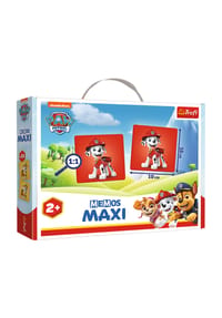Trefl - Maxi Memos Paw Patrol, Memospiel, Suchspiel, Kinderspiel, ab 2 Jahren - 