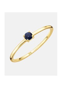 Diamant L'eternel - Ring, mit Saphir, 375 Gelbgold - gold