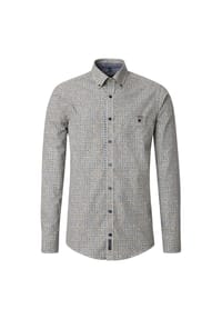 CASAMODA - Herren Hemdjacke Print Casual Fit - Hellgelb