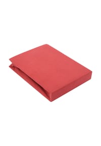 GALERIA home - Biber-Spannbetttuch - RED - ROSEWOOD