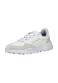 LACOSTE - Veloursleder/Textil Sneaker - Weiß/Grau