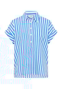 ETERNA - Leinenbluse LOOSE FIT - blau