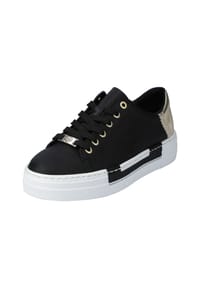 rieker - Sneaker, Leder, für Damen - SCHWARZ/LIGHTGOL