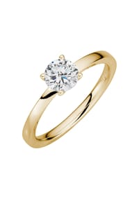 LYOMI - Ring 585/- Gold 1 Diamant Lab Grown 0,75ct. - gelb