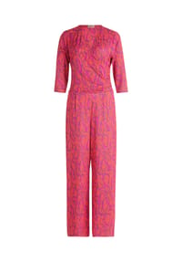 CARTOON - Jumpsuit, U-Boot-Ausschnitt, für Damen - 3860 ORANGE/PURPL