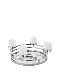 Fink Living Tablett, Kranz MODENA - MODENA - silberfarben