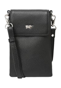 BRAUN BÜFFEL HANNA - Smartphonetasche, Leder, Magnetdruckknopf, für Damen - NAVY