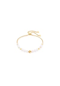 COEUR DE LION - Armband Slider Pearl Spike - Weiß-Gold