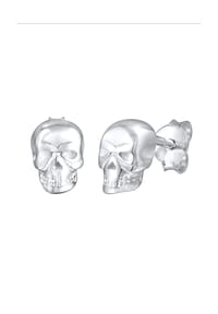 elli. - Ohrringe Totenkopf Rock Gothic Trend 925 Silber - Silber