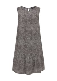 MANGUUN collection - Shirtkleid, ärmellos, für Damen - 1 OLIV