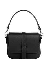 Samantha Look - Umhängetasche Echt Leder, Made In Italy - beige