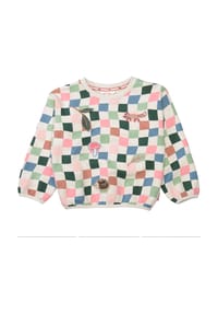 JETTE - Sweatshirt, Patch, für Kinder - 205 BIRCH MELANGE