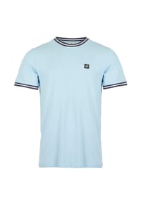 ROADSIGN® australia - Herren T-Shirt National mit Logo-Badge - aus Baumwolle - blau