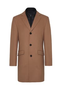 DIGEL - Modern Fit Paletot Deus in Camel - Camel
