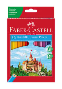 Faber-Castell - Buntstifte "Castle", 36er-Karton - MEHRFARBIG, mehrfarbig