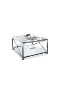 LOBERON - Couchtisch Stamford silber - silber