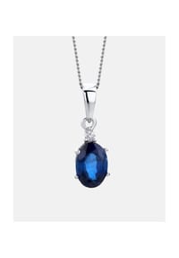 Diamant L'eternel - Kette mit Anhänger, mit Diamant, 375 Weißgold - white gold