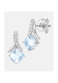 Diamant L'eternel - Ohrstecker, mit 0.05 ct Diamant, 375 Weißgold - white gold