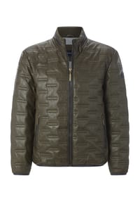BABISTA - Lederjacke RAMILO - oliv