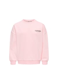 ONLY® - Sweatshirt, Rippbündchen, für Kinder - CHALK PINK