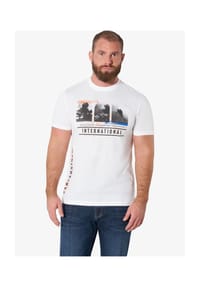 JAN VANDERSTORM - T-Shirt SYNDELF - weiß