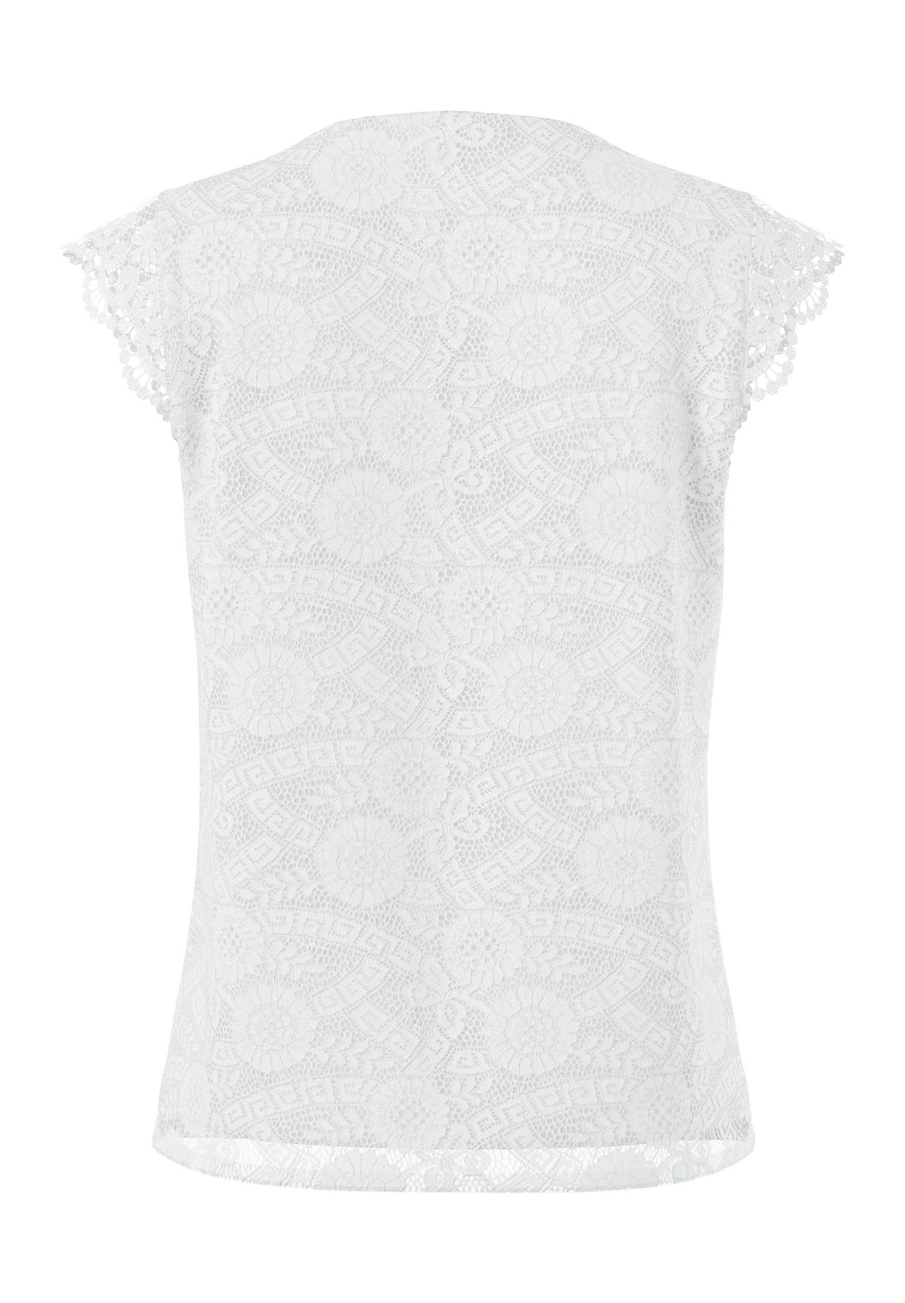 4189 Blusentop Olline, Spitze, FüR Damen, Weiß, Xs
